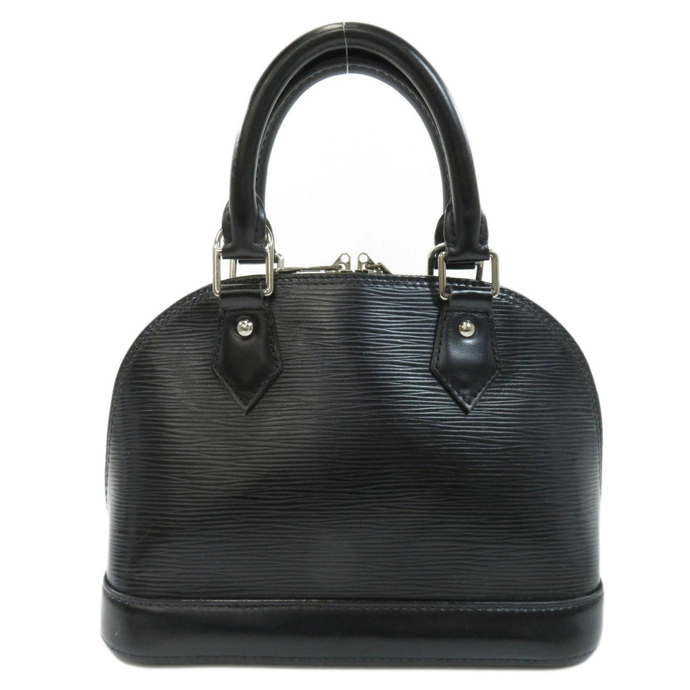 Louis Vuitton Alma Epi Leather Handbag Black